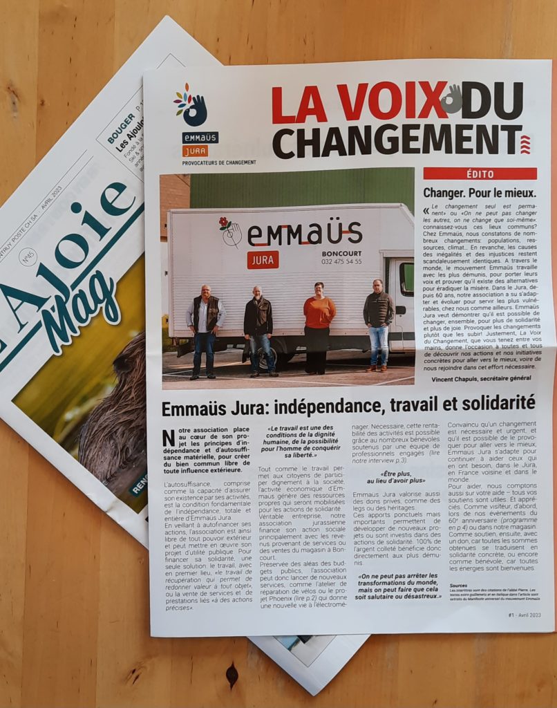 La Voix du Changement une collaboration avec l'Ajoie Mag