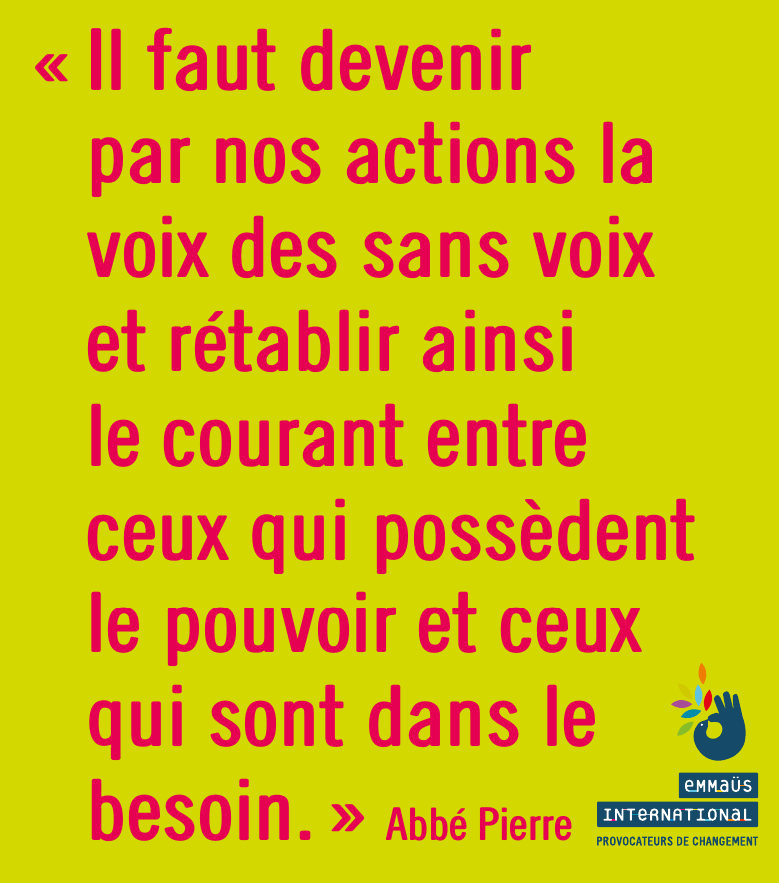Devenir la voix des sans voix